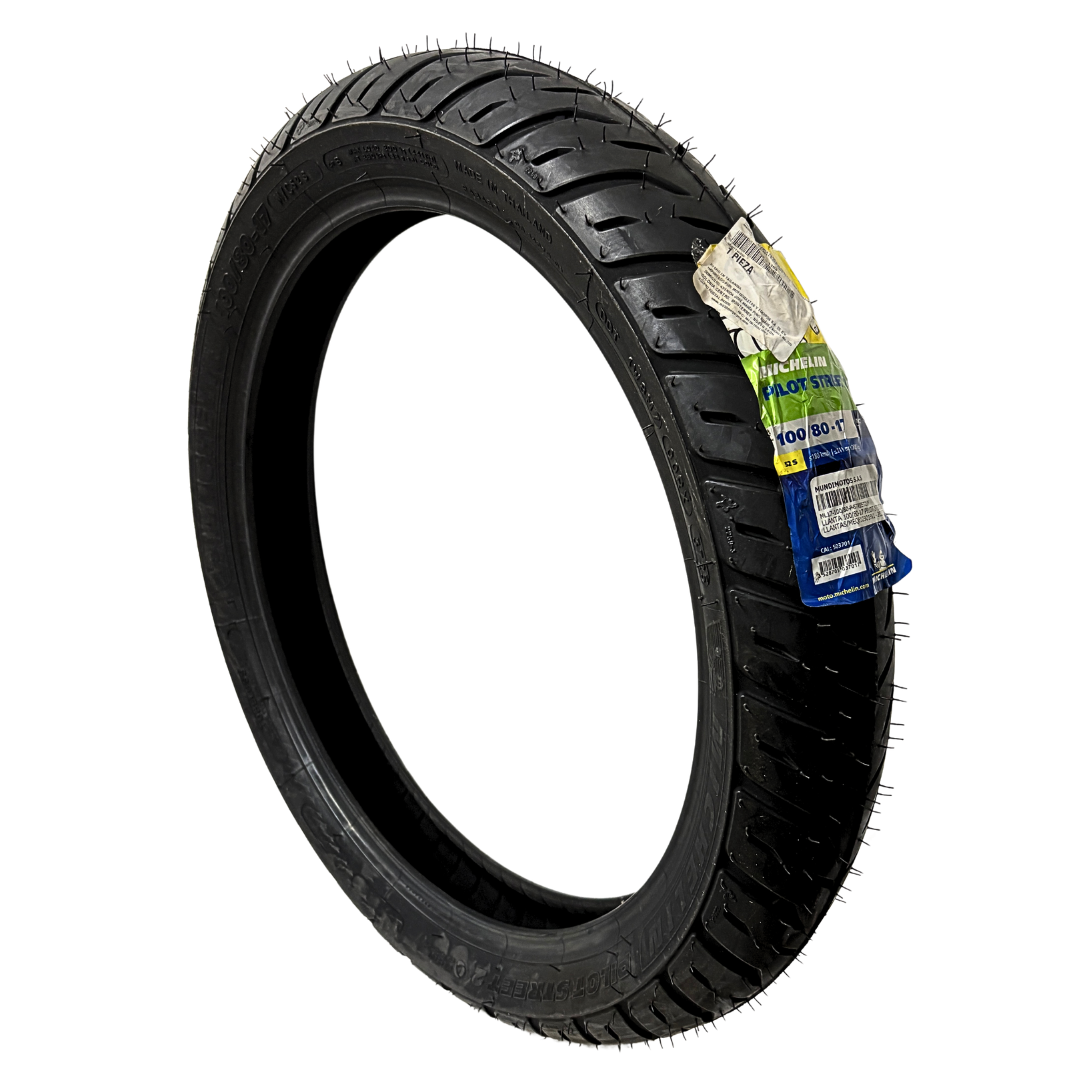 Llanta Michelin Pilot Street 2 100/80-17 Sellomatic - Mundimotos MX