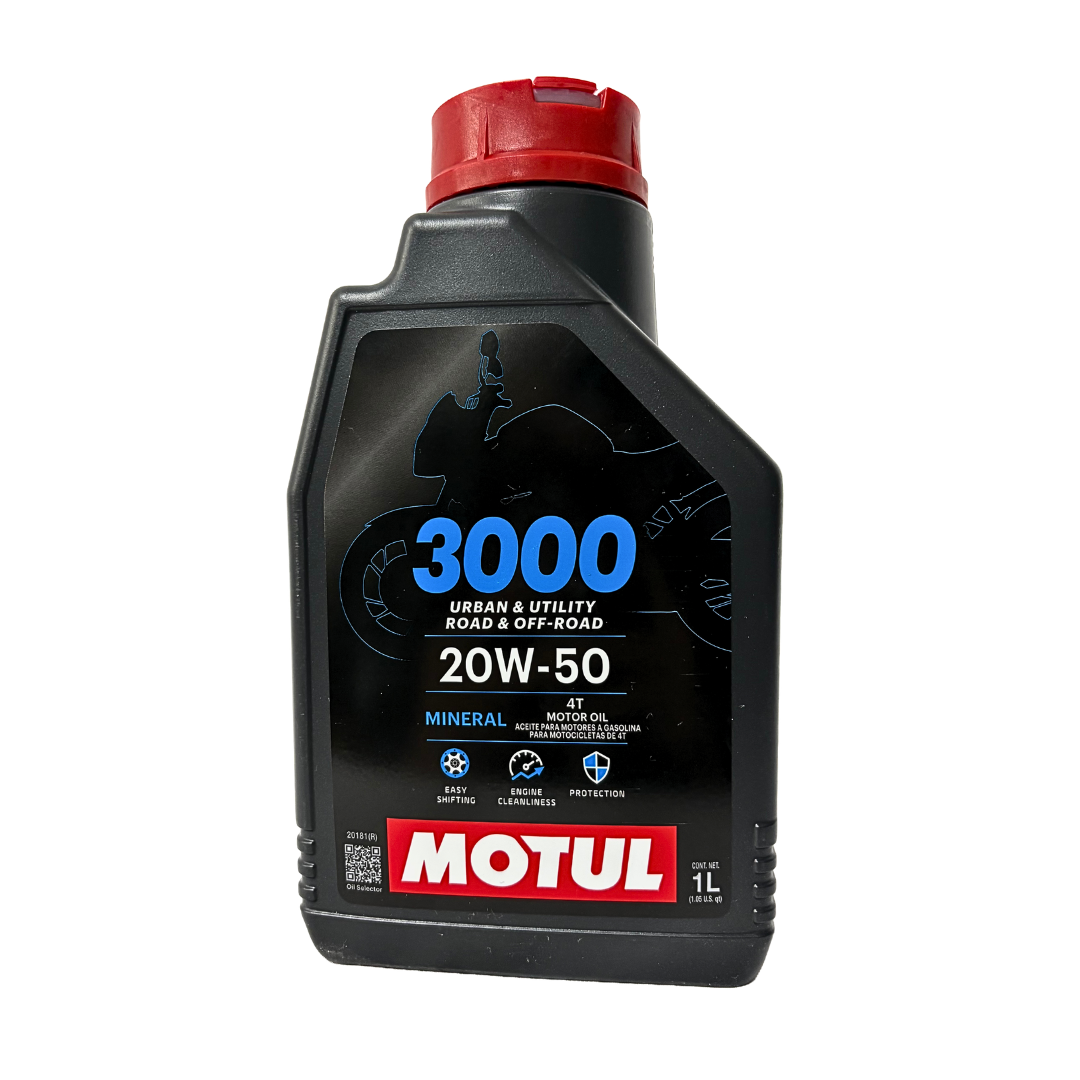 Aceite de Motor Motul 20W50 Mineral 3000 - Mundimotos MX