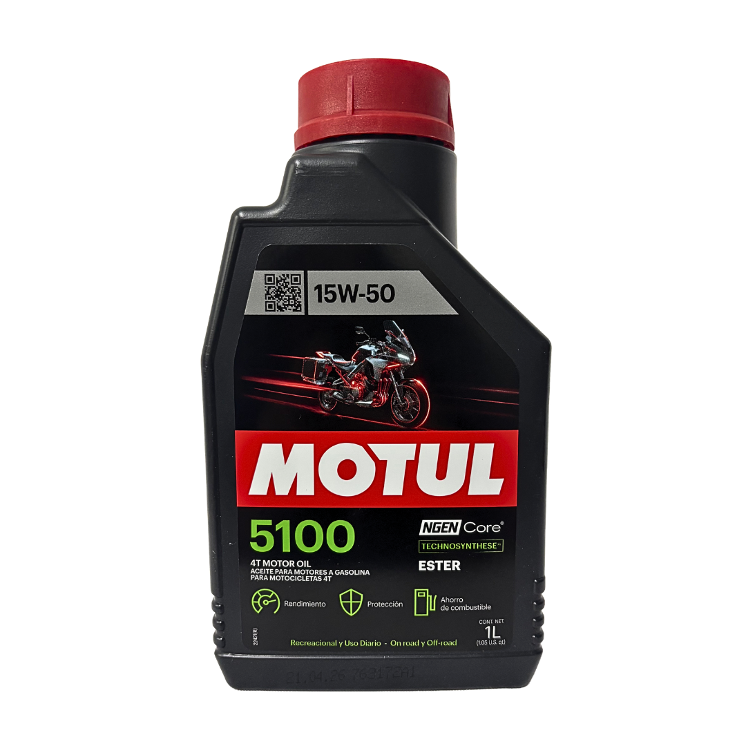 Aceite de Motor Motul 15W50 Semisintetico 5100 - Mundimotos MX
