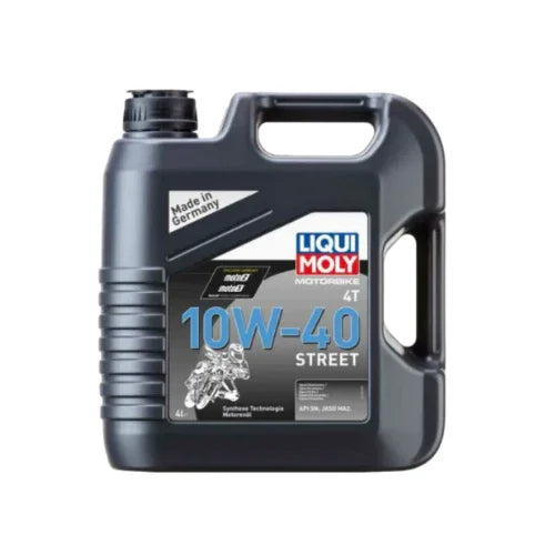 Aceite de Motor Liqui Moly 10W40 Sintetico Street - LIQUI MOLY - refacciones, llantas y aceites para moto
