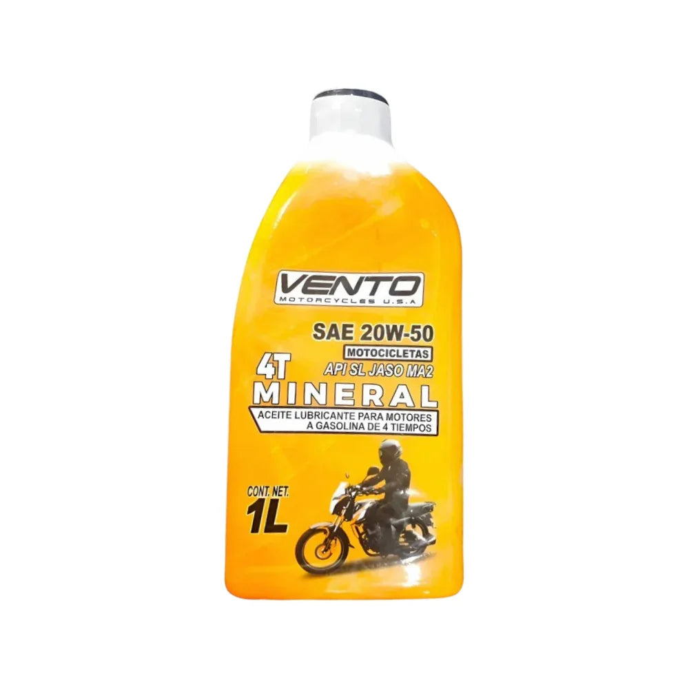 Aceite de Motor Vento 20W50 Mineral - VENTO - refacciones, llantas y aceites para moto