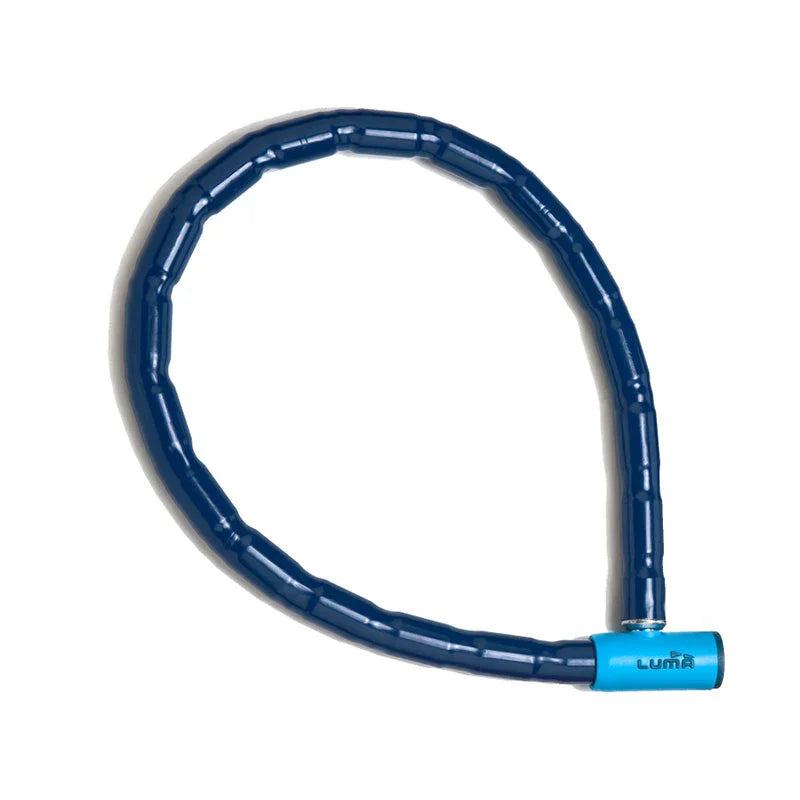 CANDADO ARTICULADO 885/120 AZUL LUMA - GENERICO - refacciones, llantas y aceites para moto