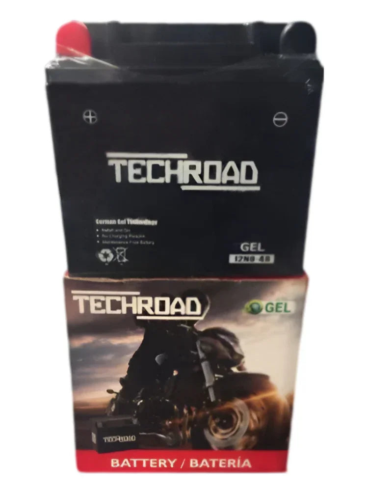 BATERIA 12N9-4B GEL TECH ROAD - GENERICO - refacciones, llantas y aceites para moto