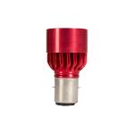 FOCO FARO DELANTERO LED BA20D ROJO