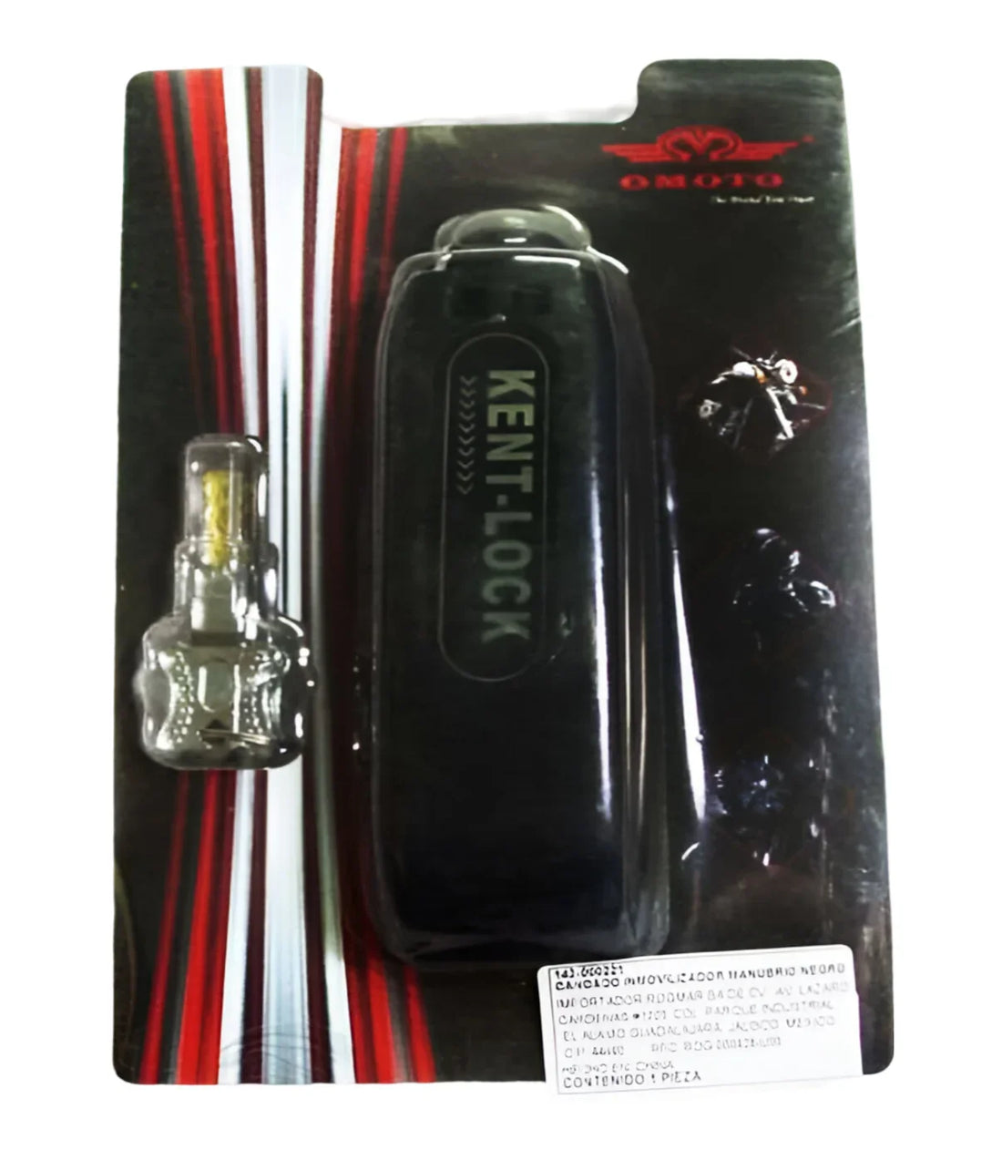 CANDADO O MOTO INMOVILIZADOR MANUBRIO NEGRO - GENERICO - refacciones, llantas y aceites para moto