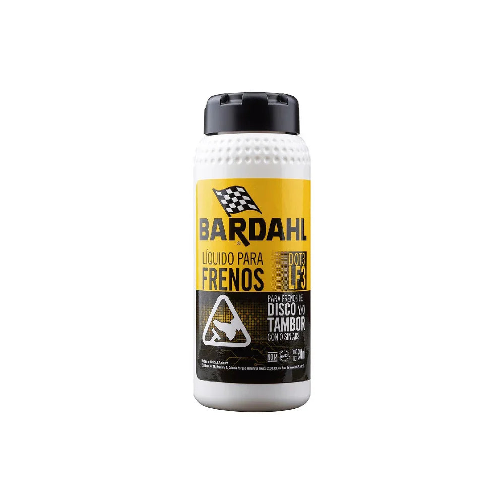 Liquido de Frenos Bardahl DOT3 350 Mililitros - BARDAHL - refacciones, llantas y aceites para moto