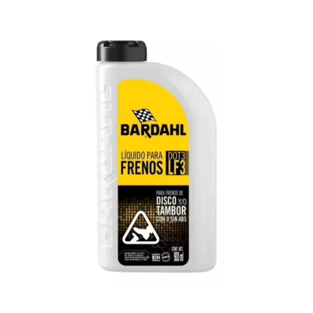 Liquido de Frenos Bardahl DOT3 1 Litro - BARDAHL - refacciones, llantas y aceites para moto