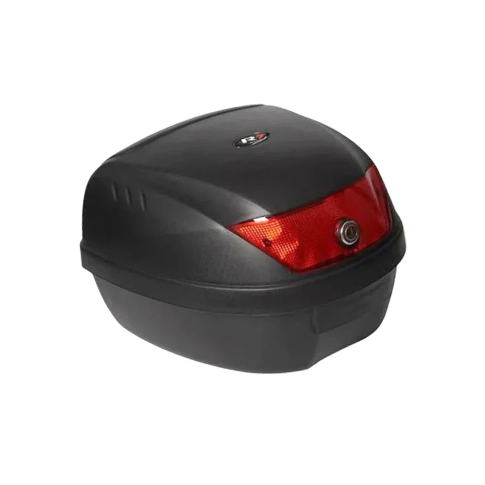 BAUL TRASERO R7 NEGRO 28 LTS - GENERICO - refacciones, llantas y aceites para moto