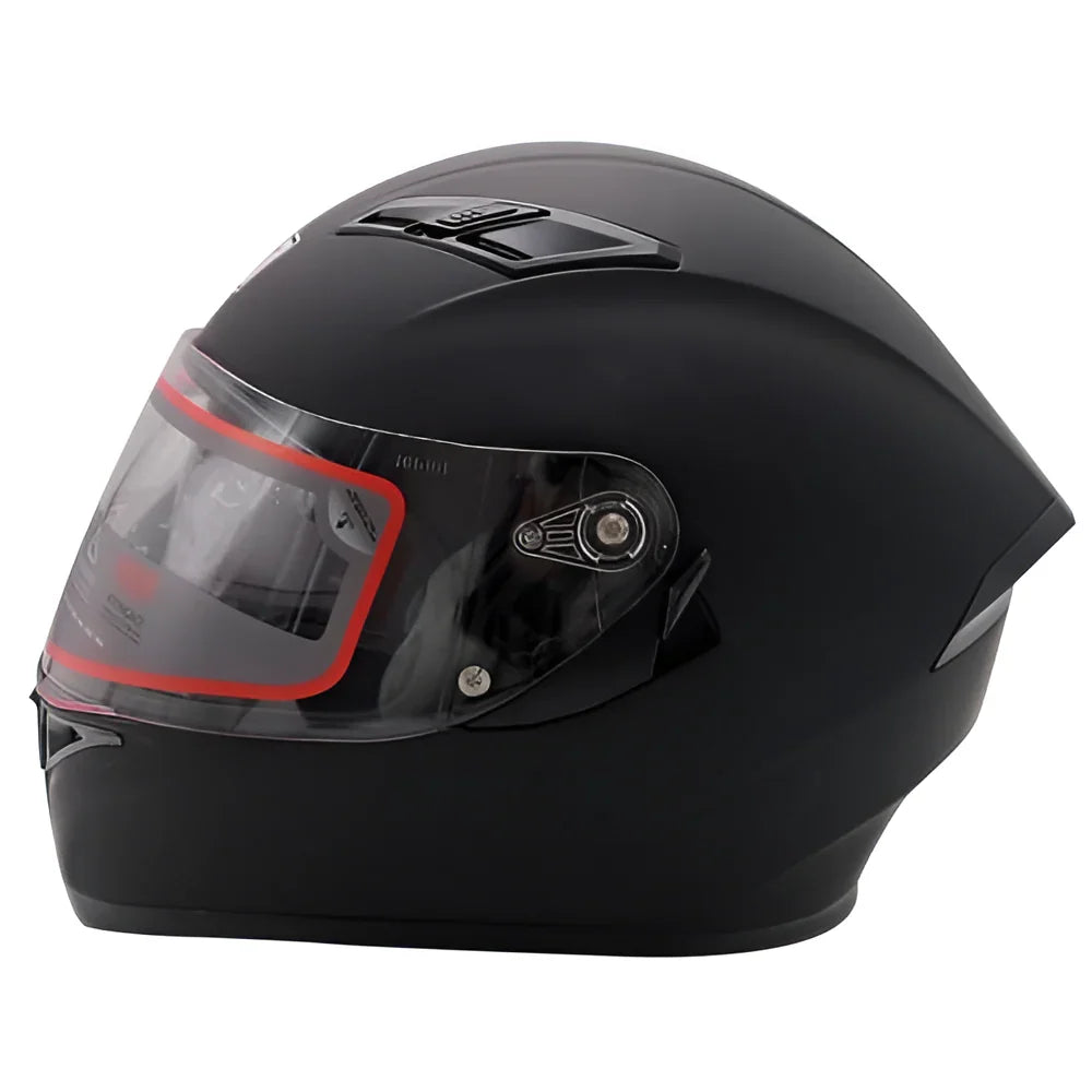 CASCO INTEGRAL R7 L PAINLESS NEGRO MATE - GENERICO - refacciones, llantas y aceites para moto