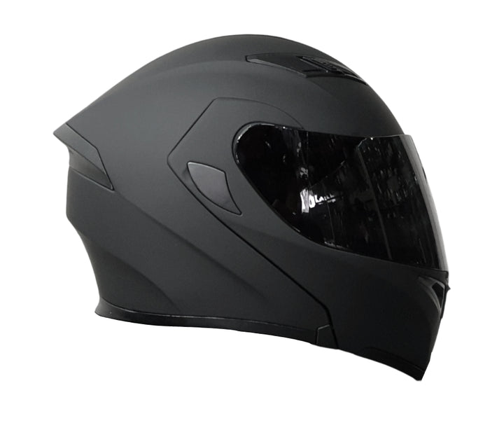 CASCO ABATIBLE R7 XL UNSCARRED NEGRO MATE