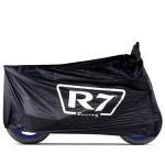FUNDA PROTECTORA MEDIANA NEGRA R7 - GENERICO - refacciones, llantas y aceites para moto