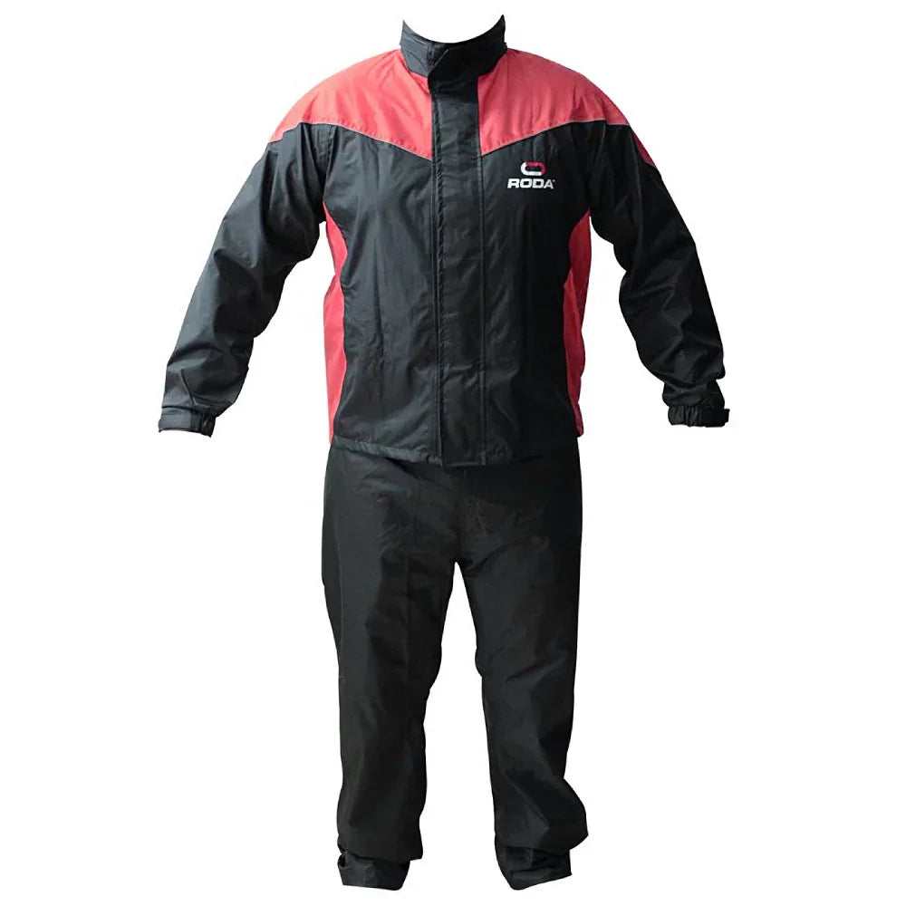 IMPERMEABLE RODA XXG NEGRO ROJO - GENERICO - refacciones, llantas y aceites para moto