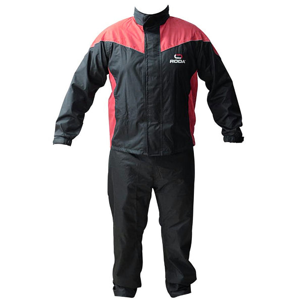 IMPERMEABLE RODA XXG NEGRO ROJO