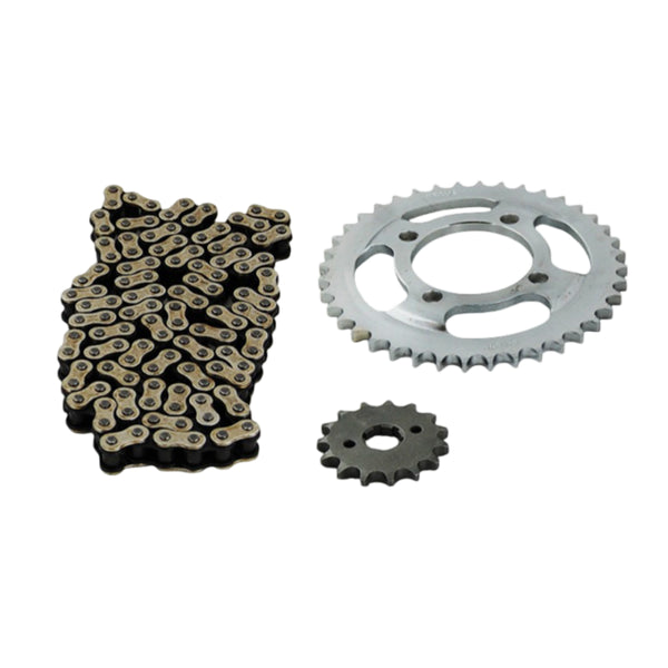 KIT DE ENGRANES Y CADENA INVICTA 125 DID 39 - 14 DIENTES 428X110L