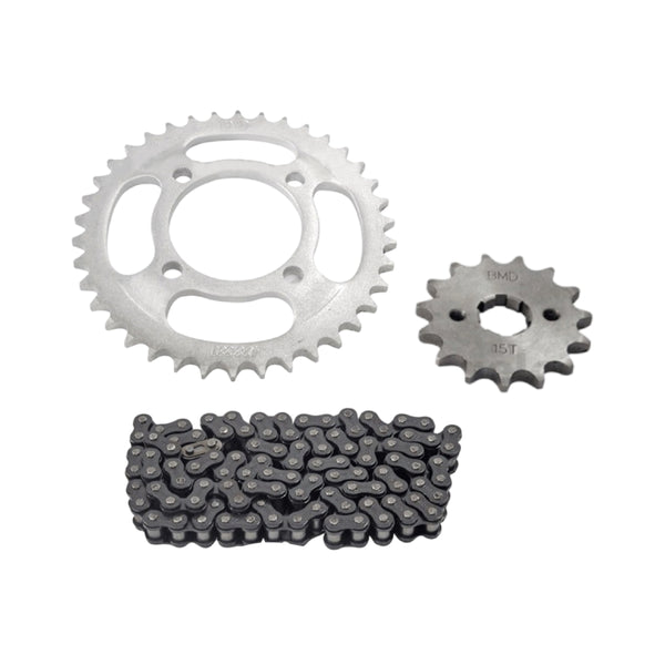 KIT DE ENGRANE Y CADENA FT150 DID 40-15 DIENTES 428X110L