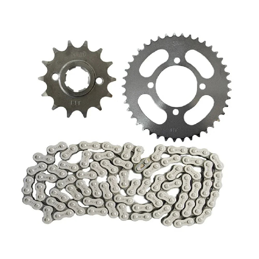 KIT DE ENGRANES Y CADENA XR250 TORNADO 38-13 DIENTES 520X104L - GENERICO - refacciones, llantas y aceites para moto