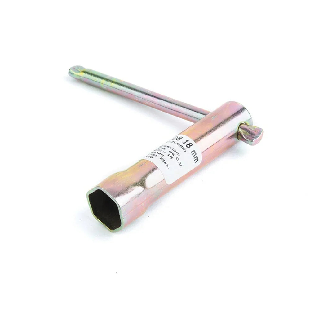 LLAVE DE BUJIA D8 18MM - GENERICO - refacciones, llantas y aceites para moto