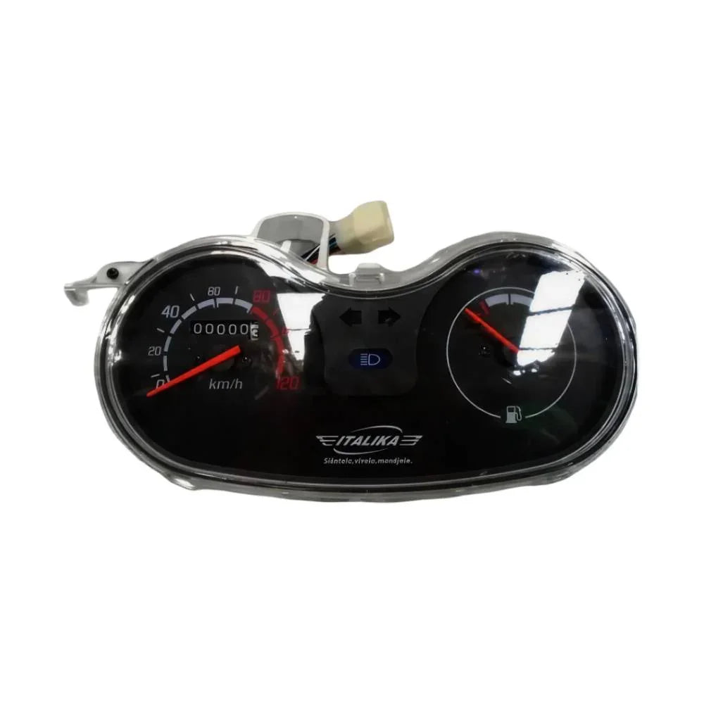Velocimetro de Caratula Negra Ds 150 - Xs 150 Italika Original - ITALIKA - refacciones, llantas y aceites para moto