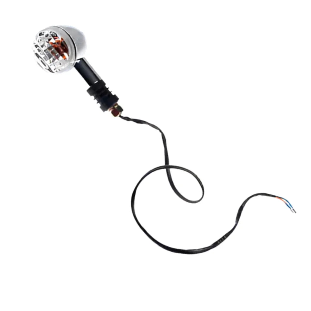 Direccional Trasera Izquierda Cromada Tc 200 Blanca - Tc 250 Italika Original - ITALIKA - refacciones, llantas y aceites para moto