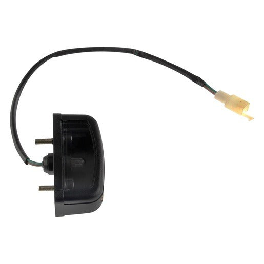 CONJUNTO LUZ PORTAPLACA TC200 NEGRA