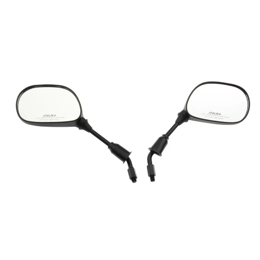 Juego de Espejos Retrovisores (Con Isotipo y Leyenda) At 110 Italika Original - ITALIKA - refacciones, llantas y aceites para moto