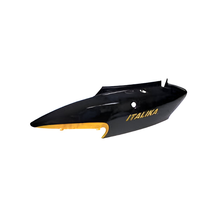 CUBIERTA SUP. IZQUIERDO NEGRO AMARILLO XS125