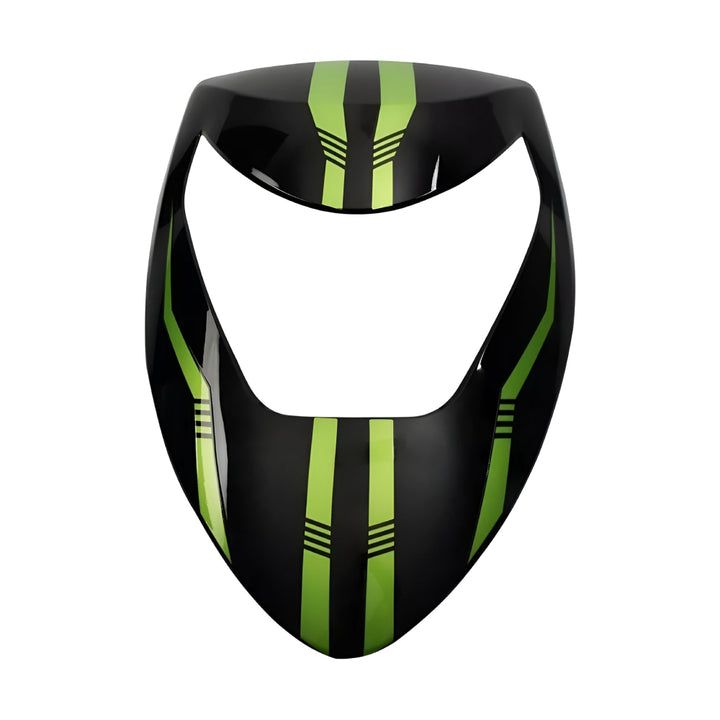 CUBIERTA FRONTAL SUP NEGRO VERDE VGO 125