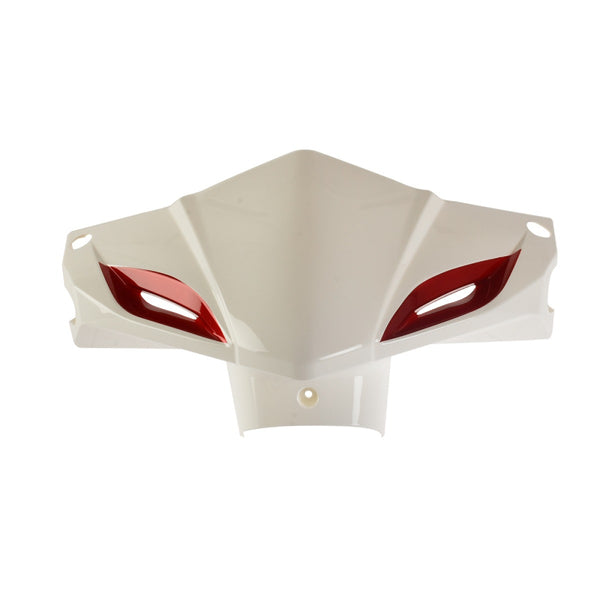 CUBIERTA FRONTAL MANUBRIO BLANCO VIVOS ROJO TRN