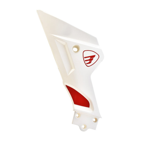 CUBIERTA SPOILER IZQUIERDA BLANCO ROJO VORTX-200