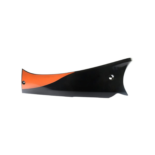 Cubierta lateral izquierda negro naranja Italika Original