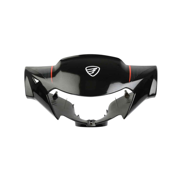 Cubierta Frontal de Manubrio Negra Perlado/Gris D 150LT (2023) Italika Original