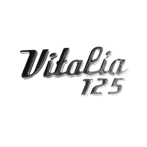 LOGO VITALIA 125 CROMO 3X62X29