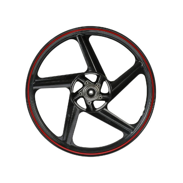 Rin Delantero Negro con Filo Rojo Dt 150 Sport (2020-23) - Ft 250 Ts (2021-23) Italika Original