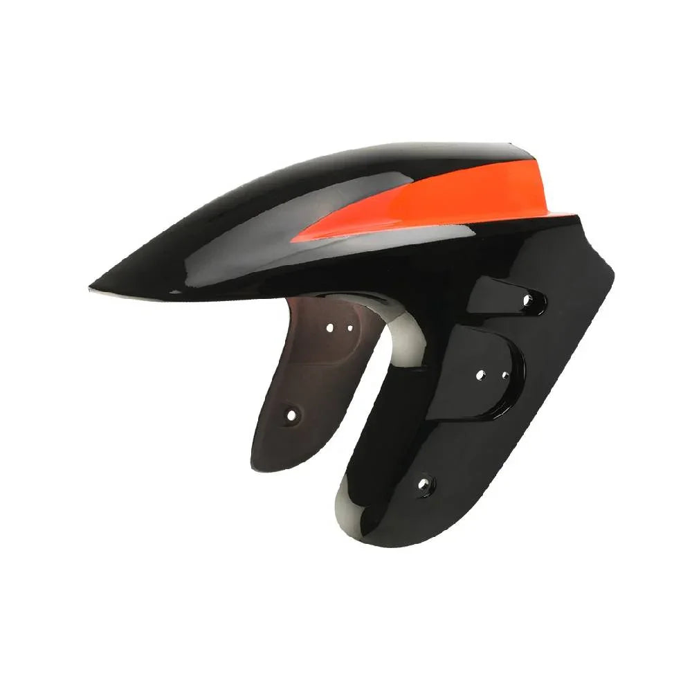 Salpicadera Delantera Negra/Naranja Ds 150 Italika Original - ITALIKA - refacciones, llantas y aceites para moto