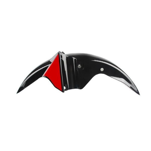 Salpicadera Delantera Negra/Roja 125Z Generico Chino
