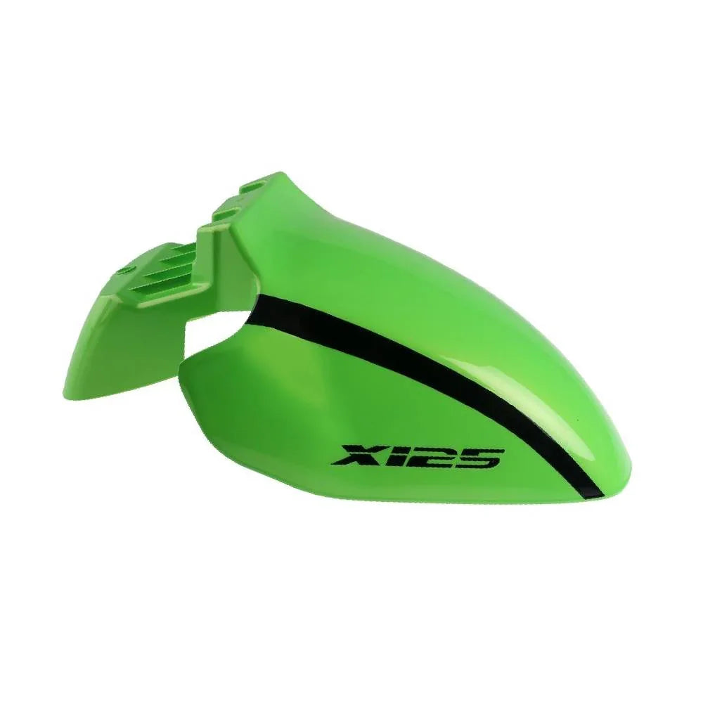 Salpicadera Delantera Verde/Negro X125 Italika Original - ITALIKA - refacciones, llantas y aceites para moto