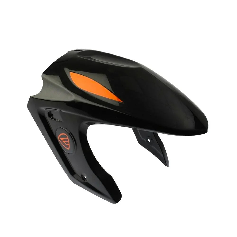 Salpicadera Delantera Negra/Naranja Ds 150 (2022-24) Italika Original - ITALIKA - refacciones, llantas y aceites para moto