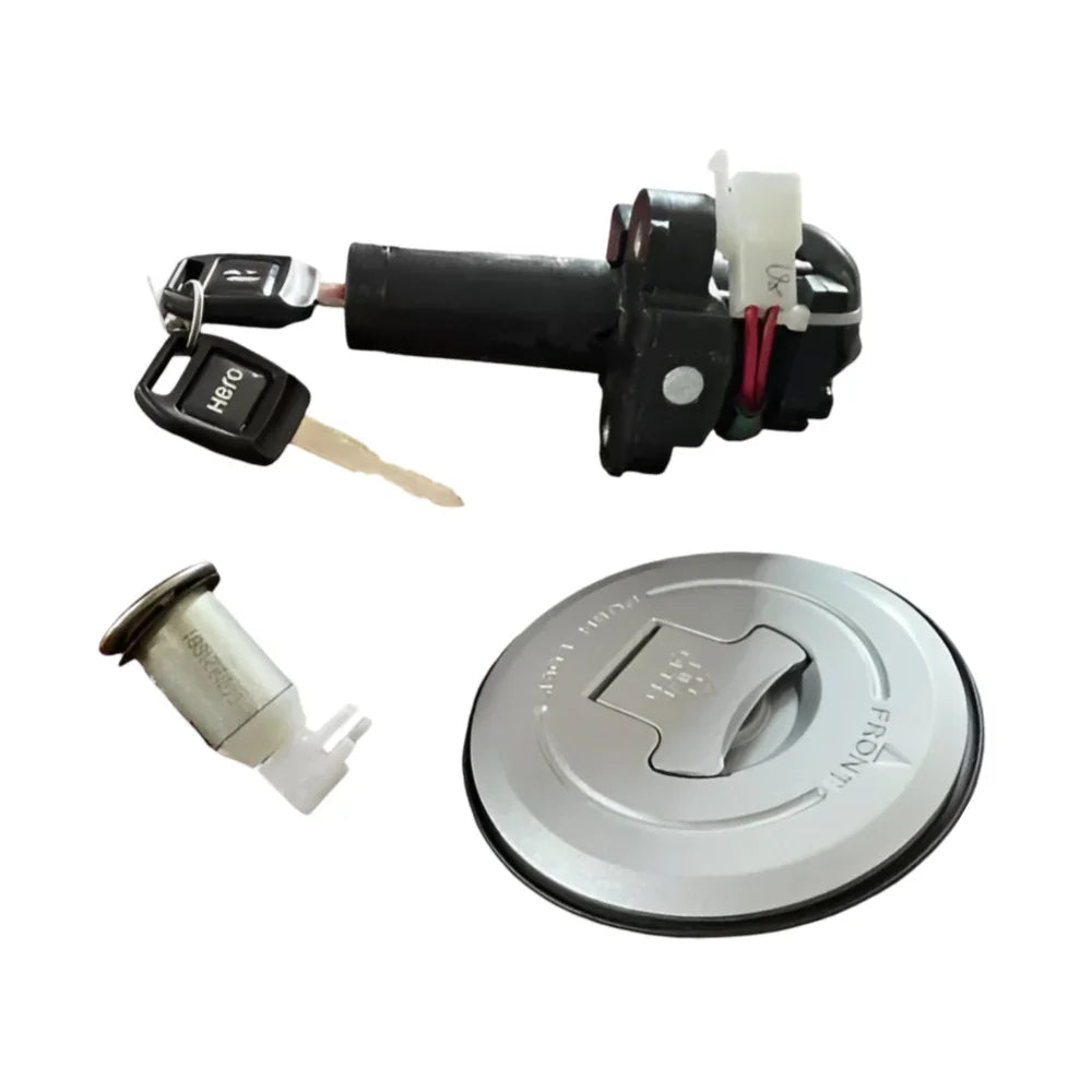 Kit de Cerraduras Hunk 160R (2021-24) Hero Original - HERO - refacciones, llantas y aceites para moto