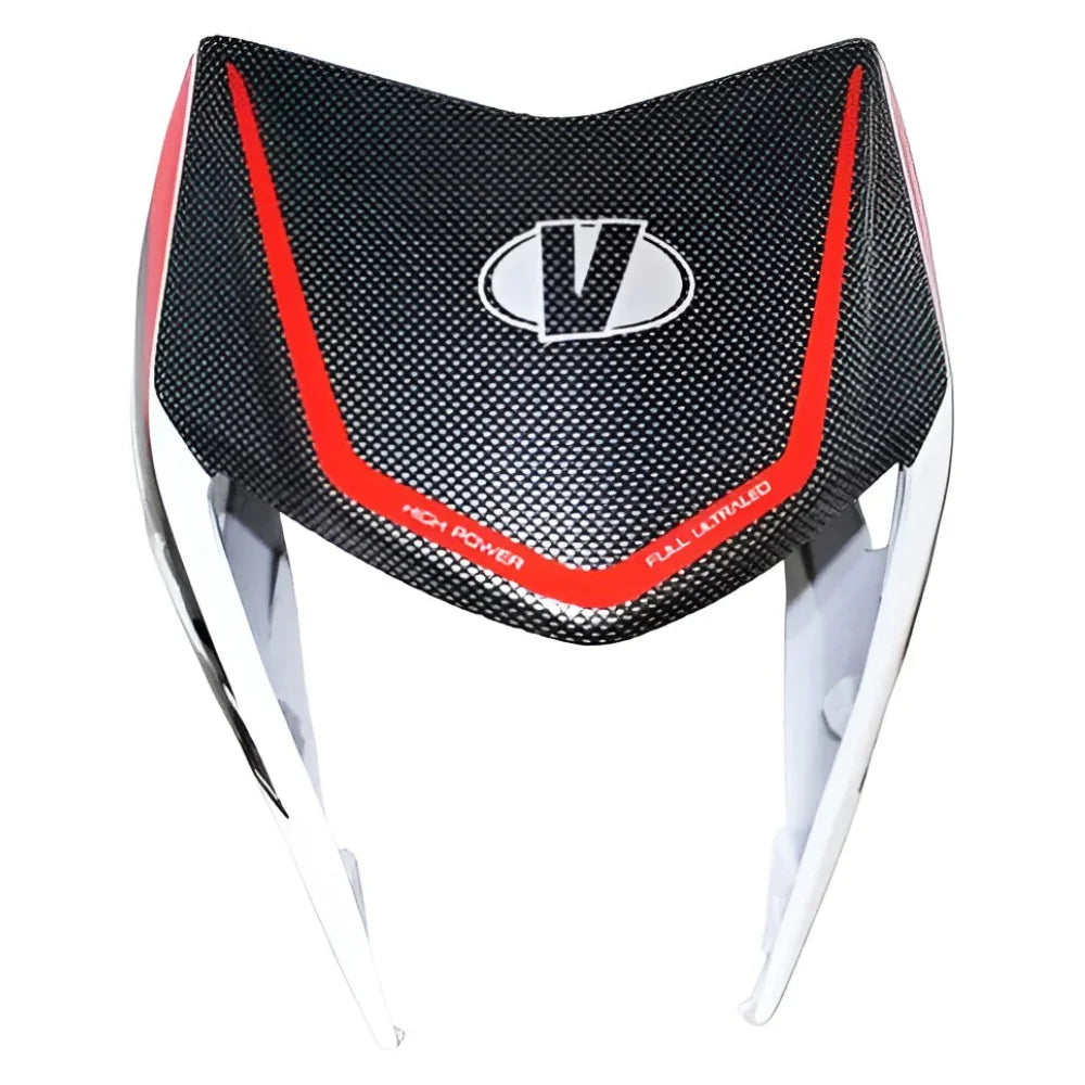 CUBIERTA DE FARO DELANTERO NEGRO ROJO CROSSMAX 200/2022 - VENTO - refacciones, llantas y aceites para moto
