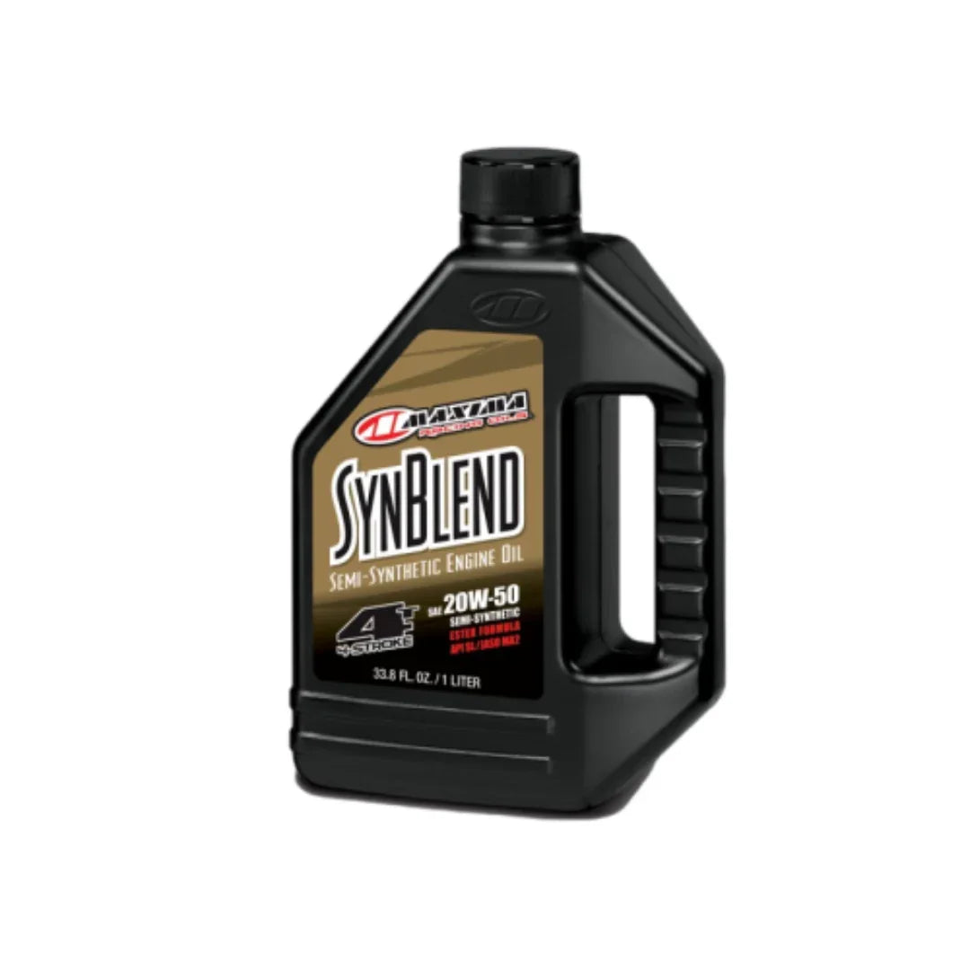 Aceite de Motor Maxima 20W50 Semisintetico Synblend 1 Litro - MAXIMA - refacciones, llantas y aceites para moto